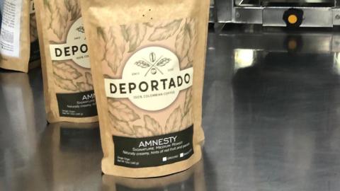 deportado coffee bag