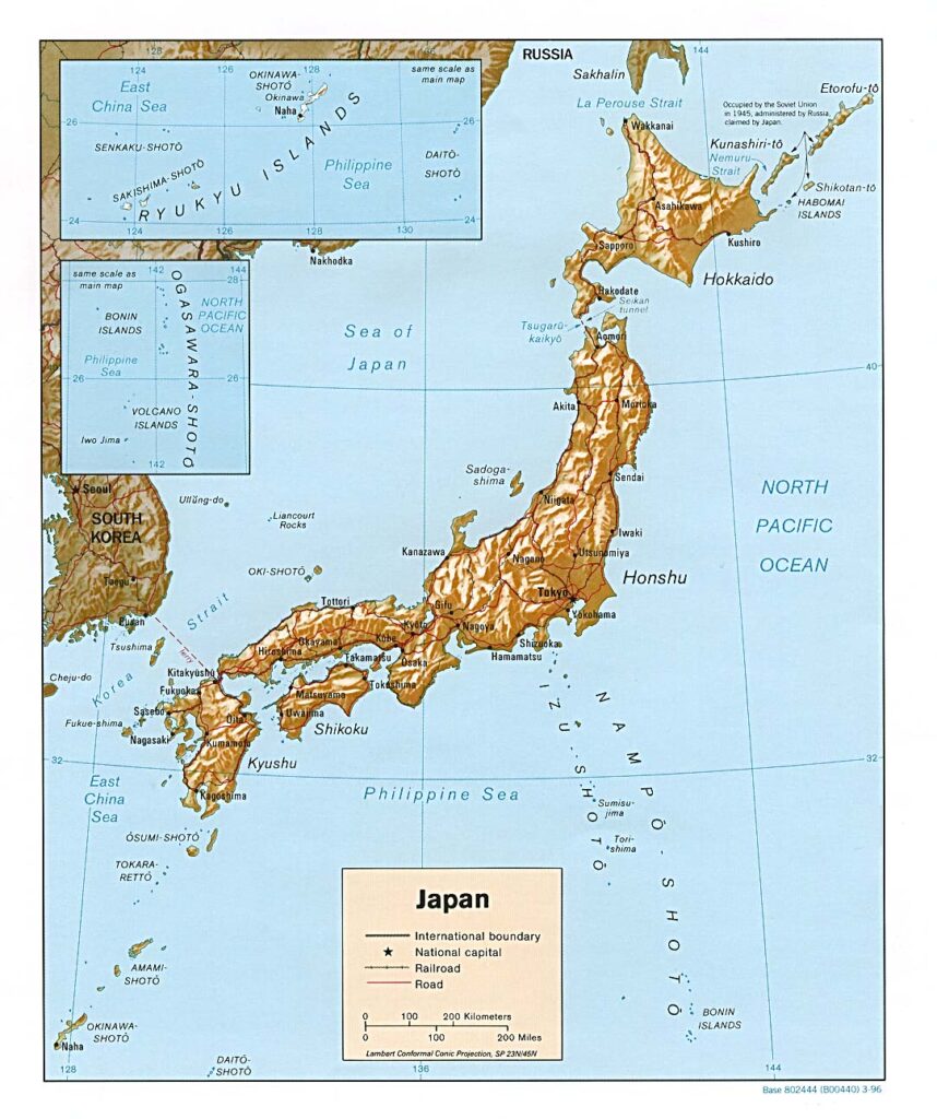 japan map
