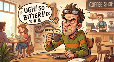 bitter coffee