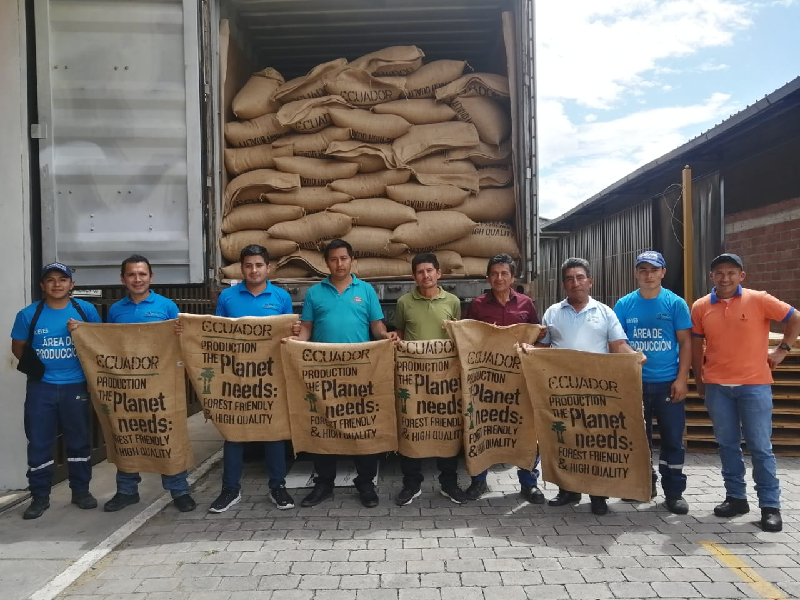 About 90% of the coffee produced under the Deforestation-Free Coffee Initiative goes to Europe.