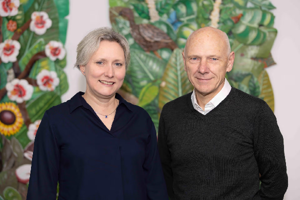 Dr. Karen Hadem with Michael Opitz