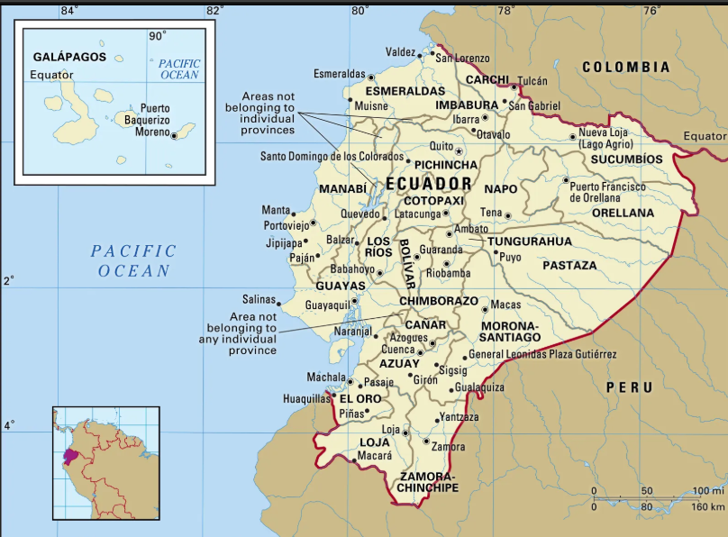 ecuador map